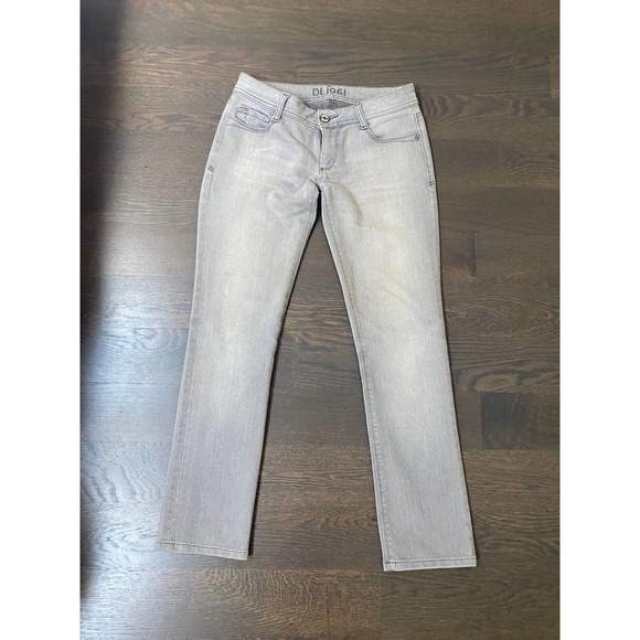 DL1961 Tory Slim Straight Grey jeans ~size27‎ - Picture 1 of 4